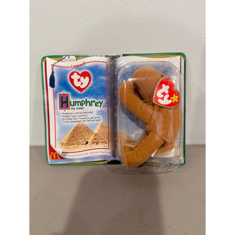 Ty Teenie Beanie Babies McDonald's Humphrey the Camel Brown Vintage Legends New